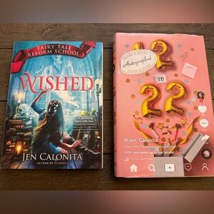 Set of 2 Books - Author Jen Calonita Wished & 12 to 22